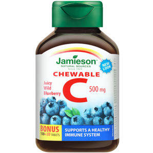 13日0点： Jamieson 健美生 维生素C成人咀嚼片蓝莓味 500mg*120片 *2件 79元包邮（前1小时）