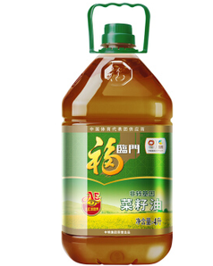 福临门 非转压榨 家香味 AE浓香营养菜籽油 4L *5件 169.5元（需用券）