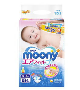 11日0点！moony 尤妮佳 婴儿纸尿裤 S84片