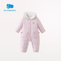 双12预告： Les enphants 丽婴房 婴儿加厚连帽连体衣 *4件 559.6元包邮（合139.9元/件）
