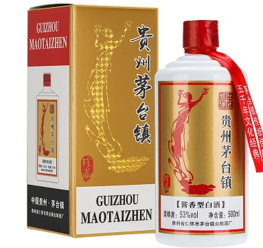 江左盟贵州茅台镇53度酱香型白酒500ml6瓶送3个礼盒袋