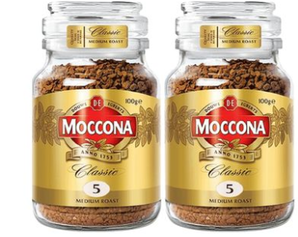 MOCCONA 摩可纳 无糖低脂冻干速溶黑咖啡粉 100g*2罐 
