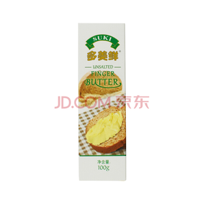 限地区： SUKI 多美鲜 淡味 黄油 100g 13.9元，可双重优惠至4.9元
