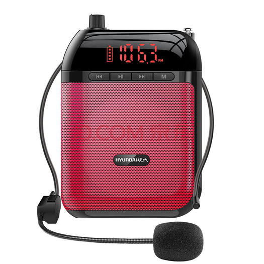 现代hyundaih16便携扩音器户外音箱扩音器红色