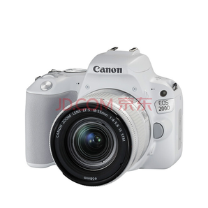 Canon 佳能 EOS 200D（EF-S 18-55mm f/4-5.6）单反相机套机 白色 3499元包邮