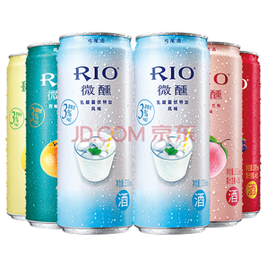 RIO锐澳   洋酒 鸡尾酒 微醺系列组合 355ml*8罐（四种口味） *2件