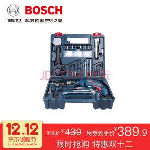BOSCH 博世 GSB600RE 多功能家用电钻套装374元