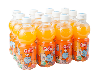 限华东： MinuteMaid 美汁源 酷儿 Qoo 橙味 果汁饮料 300ml*12瓶