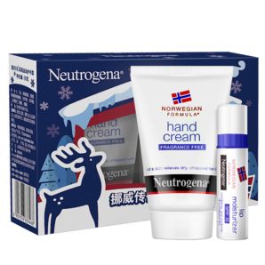 Neutrogena/露得清 挪威深层滋润护手霜润唇膏共2支
