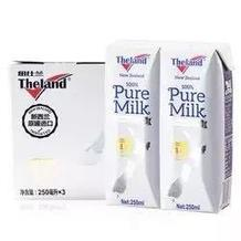 Theland 纽仕兰 全脂4.0g蛋白纯牛奶 250ml*3盒