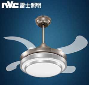 nvc-lighting 雷士照明 复古吊扇灯 带遥控 24W 