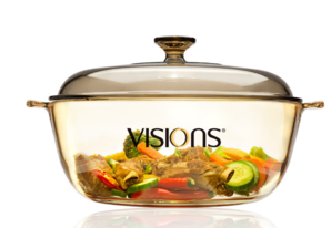  8点开始： VISIONS 康宁 VS-4L-HD 晶彩透明汤锅 4L 299元包邮（前300件）