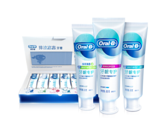 PLUS会员： Oral-B 欧乐-B 排浊泡泡牙膏 JOY定制套装 6支超值装