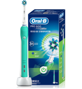 Oral-B 欧乐-B D16 电动牙刷 绿色 *2件 399元包邮（合199.5元/件）