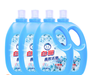 Baimao 白猫 高效洁净洗衣液 3KG*4瓶