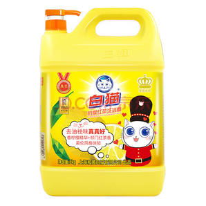 Baimao 白猫 柠檬红茶 洗洁精 5kg28.9元