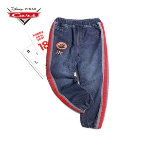 芙瑞诺 迪士尼赛车总动员 男童摇粒绒加厚牛仔裤 低至82.13元（296元，双重优惠）