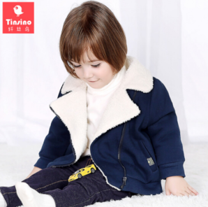 TINSINO 纤丝鸟 儿童加绒保暖外套 *4件 278元（合69.5元/件）