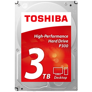 TOSHIBA 东芝 P300系列 SATA3 机械硬盘 3TB 64MB 7200转 