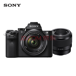 索尼（SONY） ILCE-7M2K 全画幅微单双镜头套装 8999元