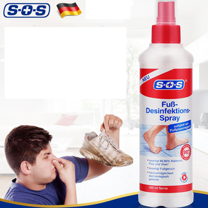 德国SOS去鞋臭脚气喷雾臭脚粉