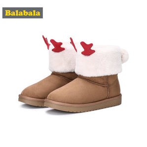 Balabala 巴拉巴拉 儿童雪地靴 