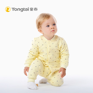 Tong Tai 童泰 婴儿保暖内衣套装 59.9元包邮（可300-50）