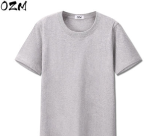 ozm 男士纯棉T恤 灰色 9.9元包邮（需用券）