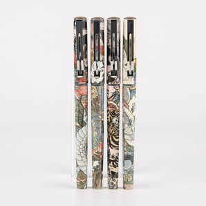晨光 x 大英博物馆 水浒豪杰系列 速干中性笔 0.5mm 黑色 4支/盒 10.8元包邮（需用券）