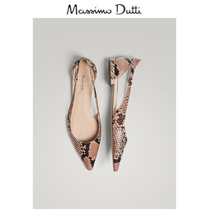 13号：Massimo Dutti 16405321098 真皮芭蕾鞋