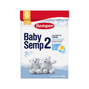 13日0点： semper 森宝 婴幼儿配方奶粉 2段 800g 6盒 406.02元含税包邮（需用券）
