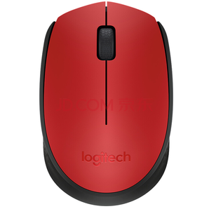 罗技（Logitech）M170（M171）无线鼠标 红色