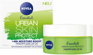 Nivea 妮维雅 Essentials Urban Skin Protect 都市肌肤保护 日霜 SPF 20 3 件装 （3 x 50 毫升）