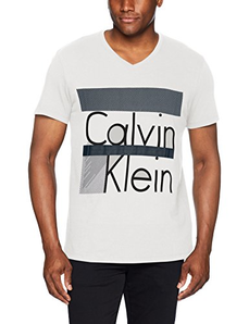 Calvin Klein Stripe Logo 男T恤