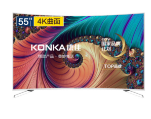 KONKA 康佳 LED55UC3 55英寸 曲面 4K液晶电视