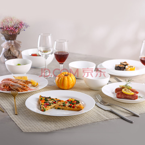 Luminarc 乐美雅 时光系列 钢化玻璃餐具套装 18件套 69元包邮（需用券）