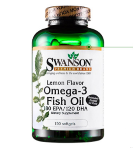 Swanson 斯旺森 omega-3脂肪酸鱼油软胶囊150粒