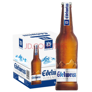 Edelweiss 爱德维斯 高端白啤 经典旋盖开瓶 330ml*9瓶装 