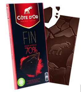 COTE D‘OR 克特多 金象70%黑巧克力 100g