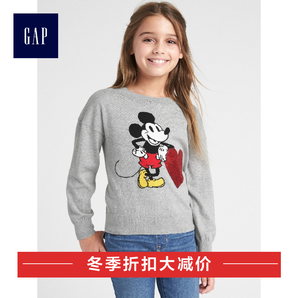 Gap x Disney 迪士尼系列 356313 女童 米奇针织衫毛衣 109元包邮（可399减100）