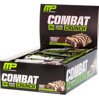 MusclePharm, Combat Crunch，巧克力椰子，12条营养棒， (63 g) 每条