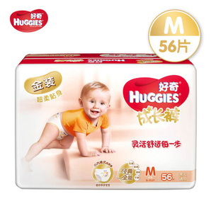 HUGGIES 好奇 金装 婴儿成长裤 M56片