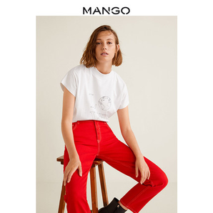 MANGO  33055013 女装 短袖T恤
