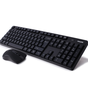 飞利浦 SPT6501B/W 无线键盘鼠标套装 