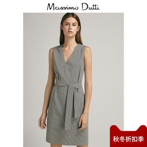 Massimo Dutti 06603517800 女装 全棉连衣裙 