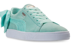 PUMA  Women's Suede Bow Casual Sneakers 女士运动鞋