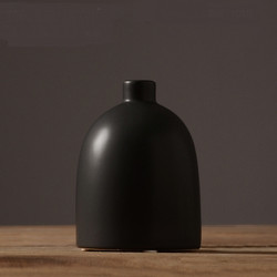 唐朝 创意台面黑白陶瓷花瓶摆件 D款 27元包邮
