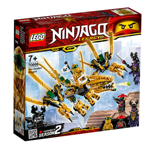 LEGO 乐高 Ninjago 幻影忍者系列 70666 幻影忍者黄金飞龙 146.4元包邮（1件8折）