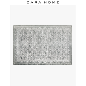 Zara Home 北欧ins风客厅茶几叶提花地毯 49398029802