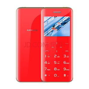 D.PHONE F2 超薄 卡片机  功能机 赤炎红